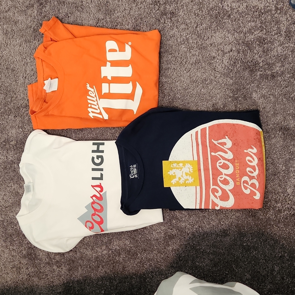 Miller/ Coors T-shirt lot